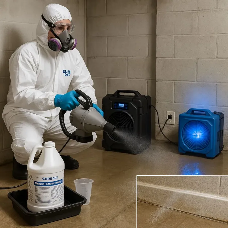 Sanitization and Odor Removal process in Alpine, UT
